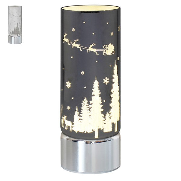 Winter wonderland electric candle lamp hotsell