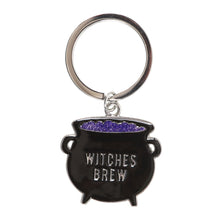 Load image into Gallery viewer, Witches Brew Cauldron Keyring
