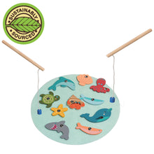 Load image into Gallery viewer, Wooden Magnetic Fishing Game
