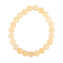 Load image into Gallery viewer, Semi Precious Yellow Jade Bead Bracelet
