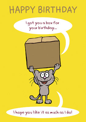Animal Logic Cat Box Card