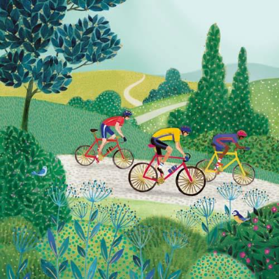 Artisan Days Country Cyclists Card