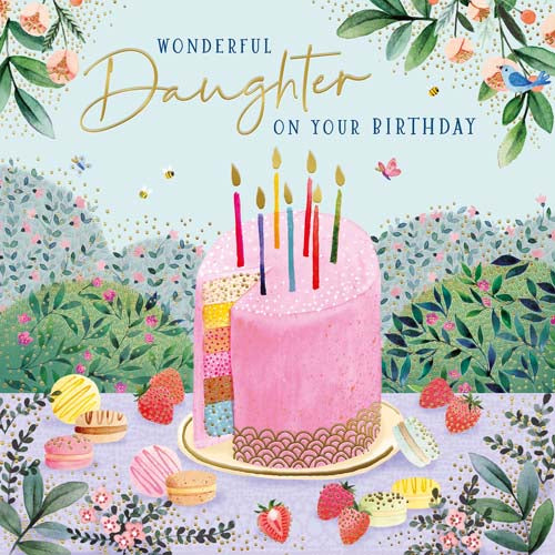 Artisan Days Wonderful Daughter Birthday Card