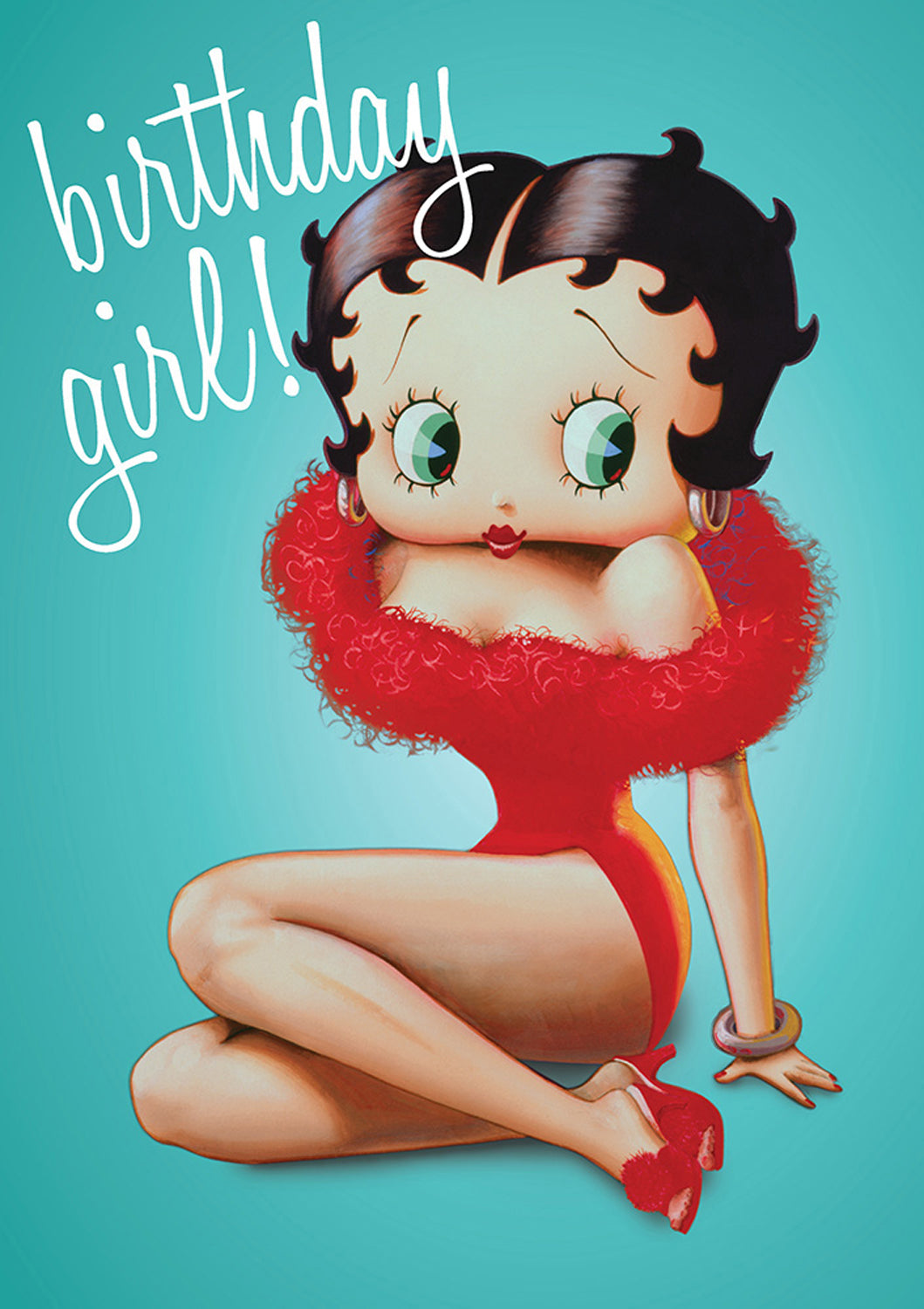 Betty Boop Birthday Girl Card