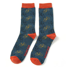 Load image into Gallery viewer, Men&#39;s Bamboo Socks Trio Box Bicycles
