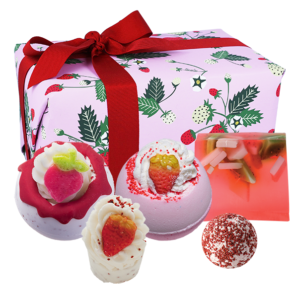 Bomb Gift Set Strawberry Feels Forever