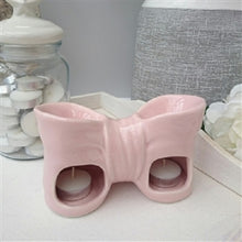 Load image into Gallery viewer, Ceramic Bow Wax Melt Warmer Pink
