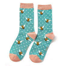 Load image into Gallery viewer, Bamboo Socks Trio Box Bumble Bees