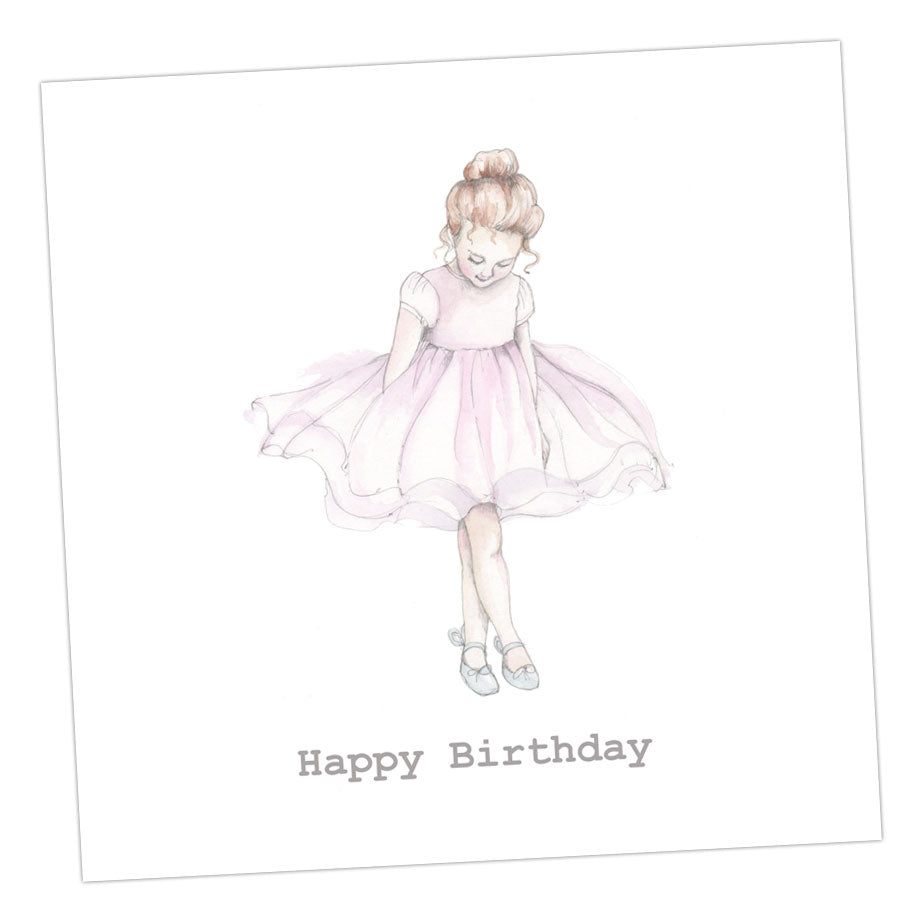 C&C Happy Birthday Ballerina Card