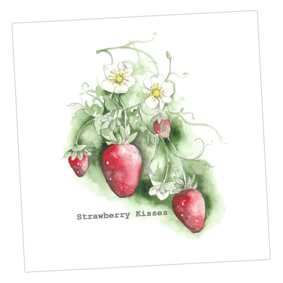 C&C Strawberry Kisses Card