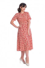Load image into Gallery viewer, Cherry Amore Gingham Dress
