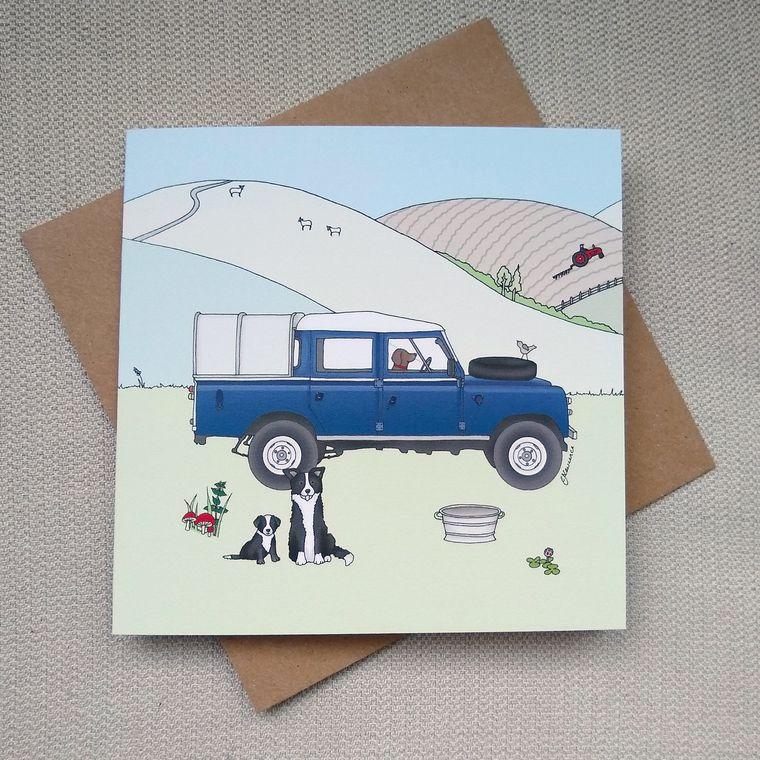 Country Range Land Rover Series 3 109 Card