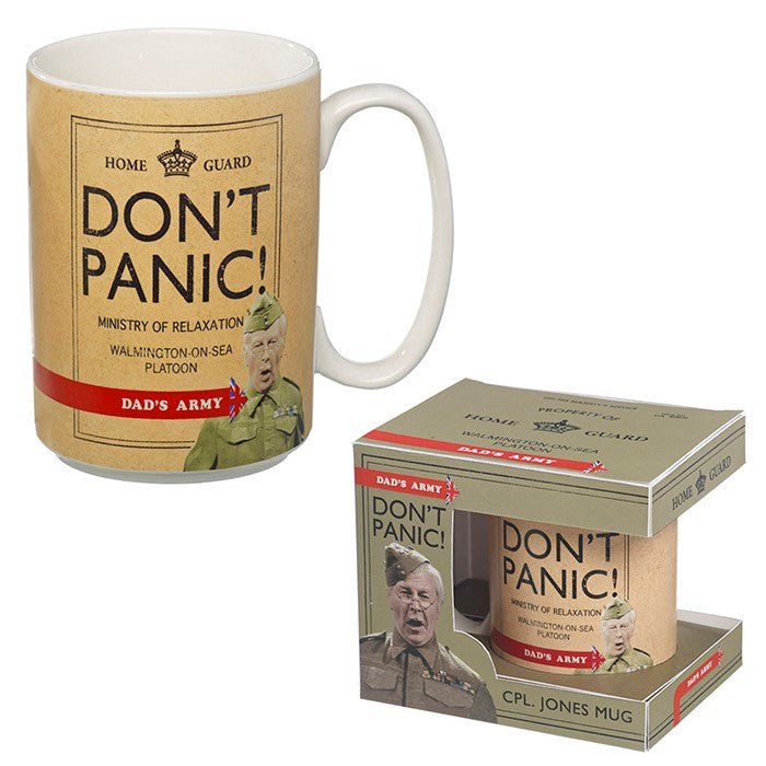 Dad's Army Don't Panic Ceramic Mug