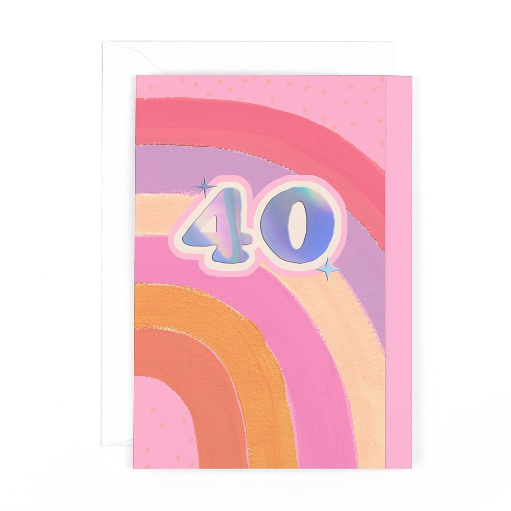 Funky Town Age 40 Card