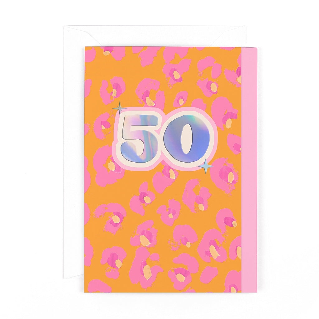 Funky Town Age 50 Card