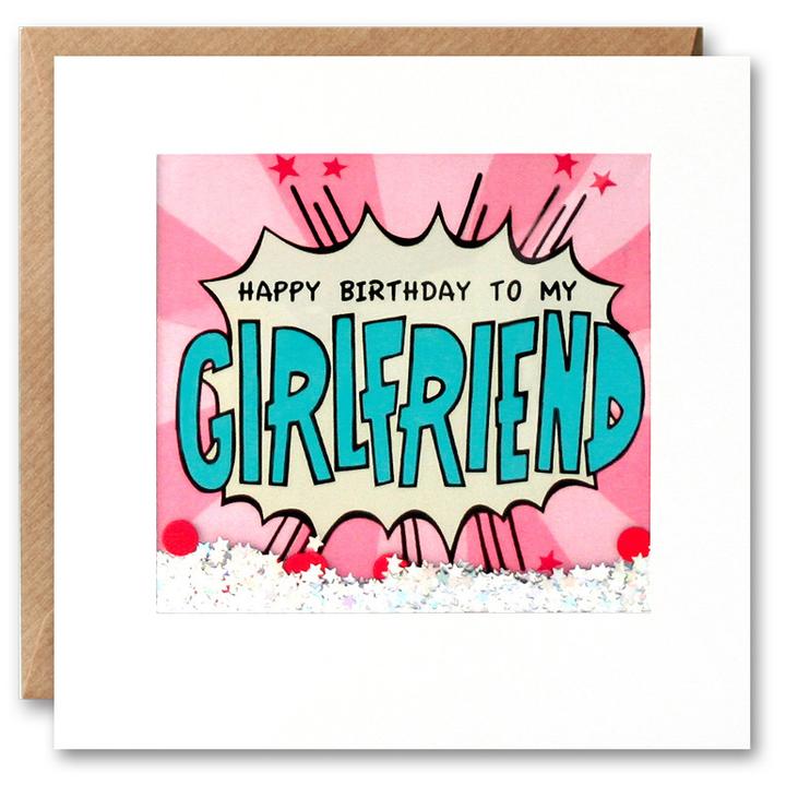 Shakies Happy Birthday Girlfriend Card