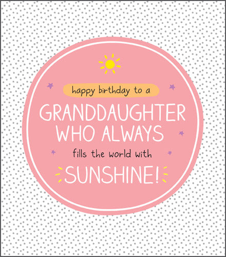 Happy Jackson Granddaughter Birthday Card