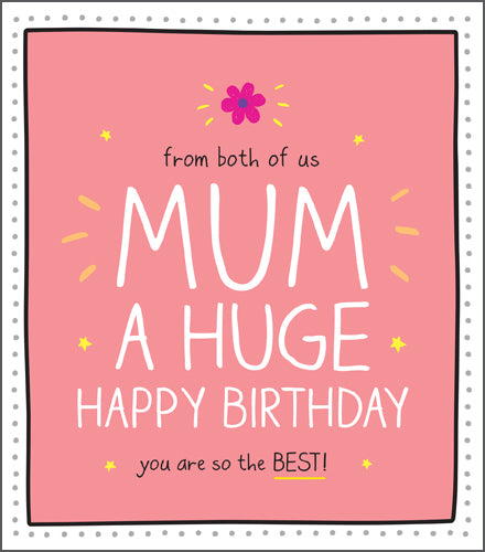 Happy Jackson Mum Huge Happy Birthday Card