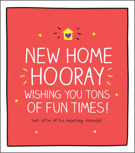 Happy Jackson New Home Hooray Card
