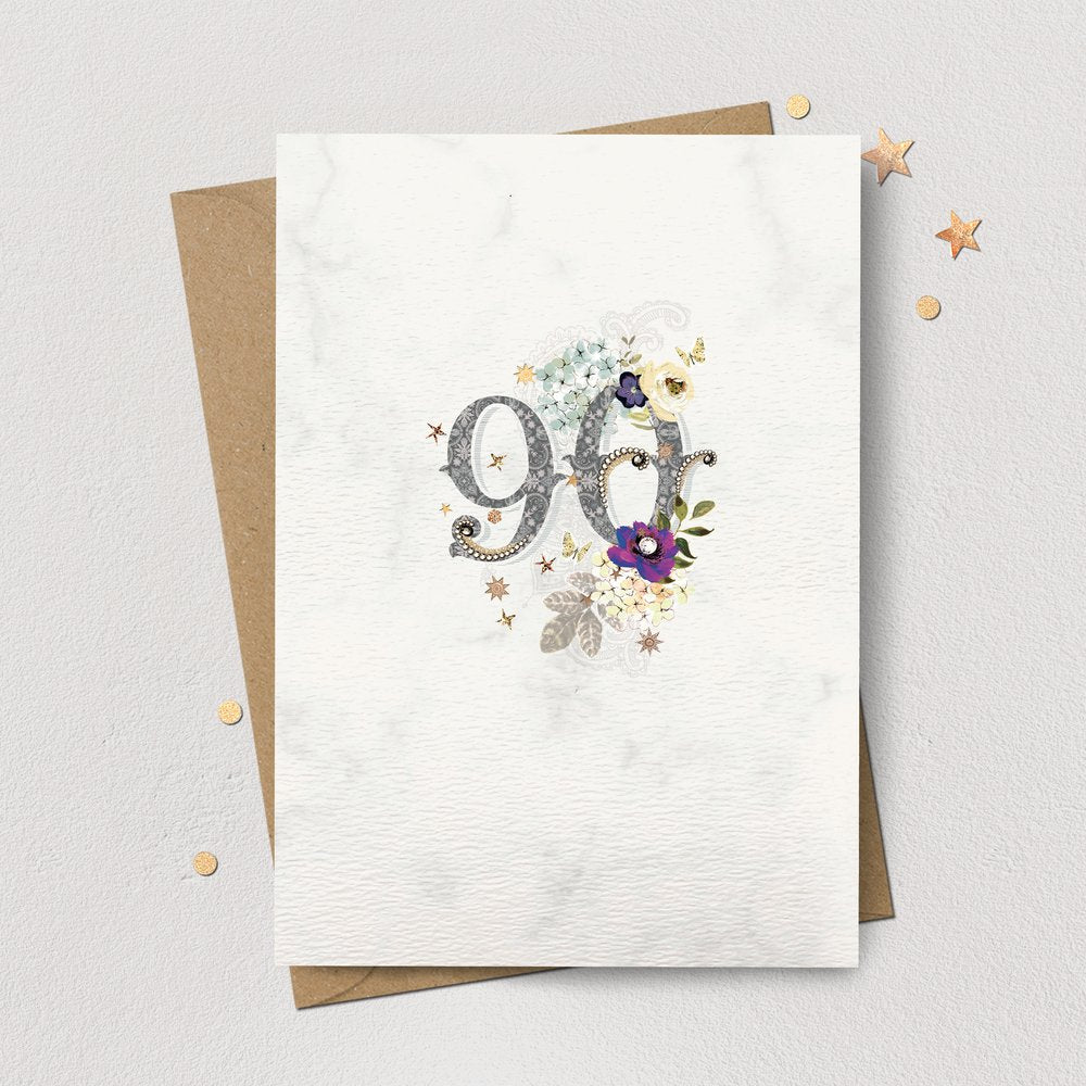 Just A Number Age 90 Card