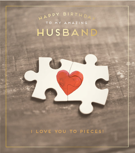 Love Unlimited Amazing Husband Birthday Card