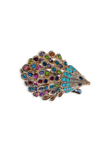 Load image into Gallery viewer, Multicolour Crystal Hedgehog Brooch

