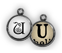 Load image into Gallery viewer, Picture Charm Letter Bubble