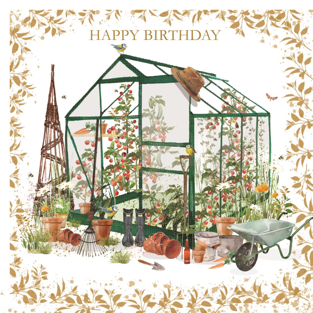 Pizazz Gardening Birthday Card