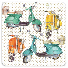 Load image into Gallery viewer, Pizazz Retro Scooters Birthday Card

