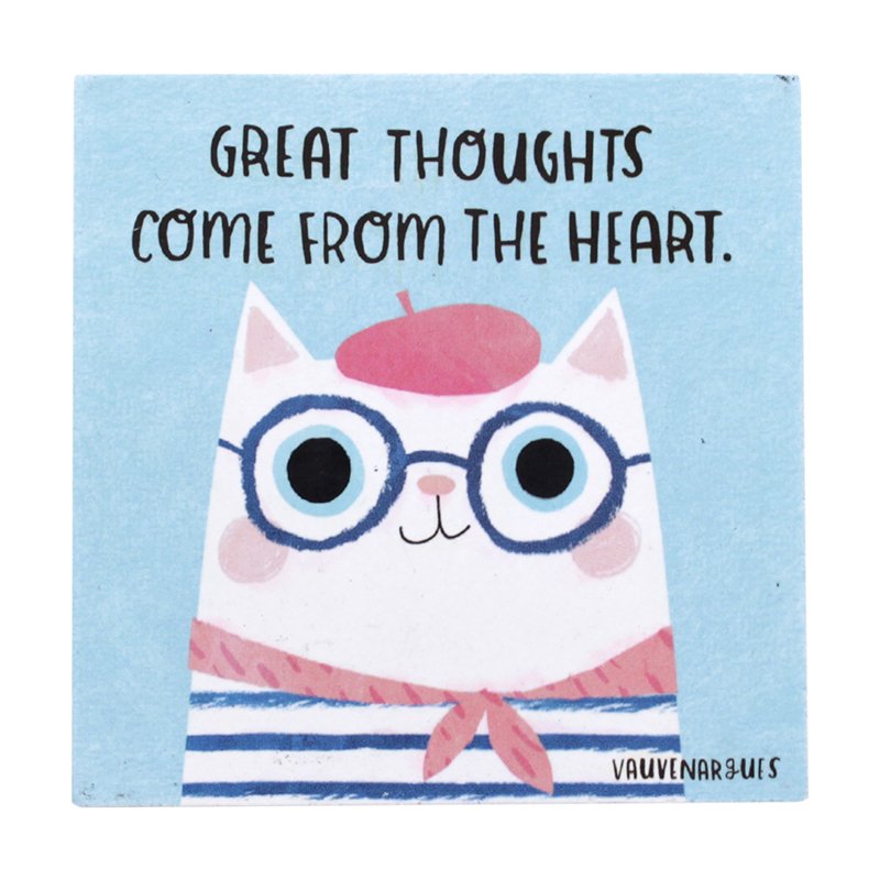 Planet Cat Great Thoughts Coaster