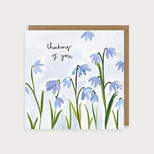 Load image into Gallery viewer, Posy Scilla Thinking Of You Card
