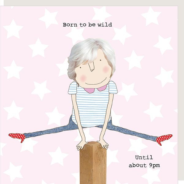 Rosie Made A Thing Born To Be Wild Lady Card