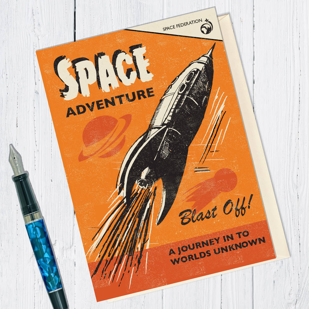 Boy's Brigade Space Adventure Card