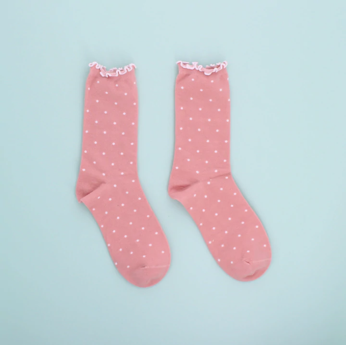 Millie Mae Socks Spots Pink