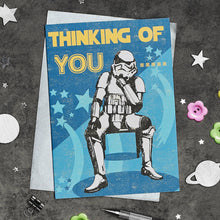 Load image into Gallery viewer, Star Wars Stormtrooper Thinking Of You Card
