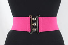 Load image into Gallery viewer, Vintage Style Stretch Belt Black
