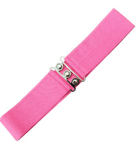 Load image into Gallery viewer, Vintage Style Stretch Belt Hot Pink
