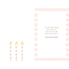 Load image into Gallery viewer, Wishing Well 16 Stripe Birthday Card

