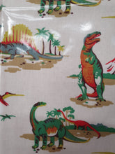 Load image into Gallery viewer, Child&#39;s Oilcloth Apron Dinosaurs

