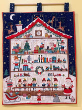 Load image into Gallery viewer, Fabric Advent Calendar Santa's Workshop
