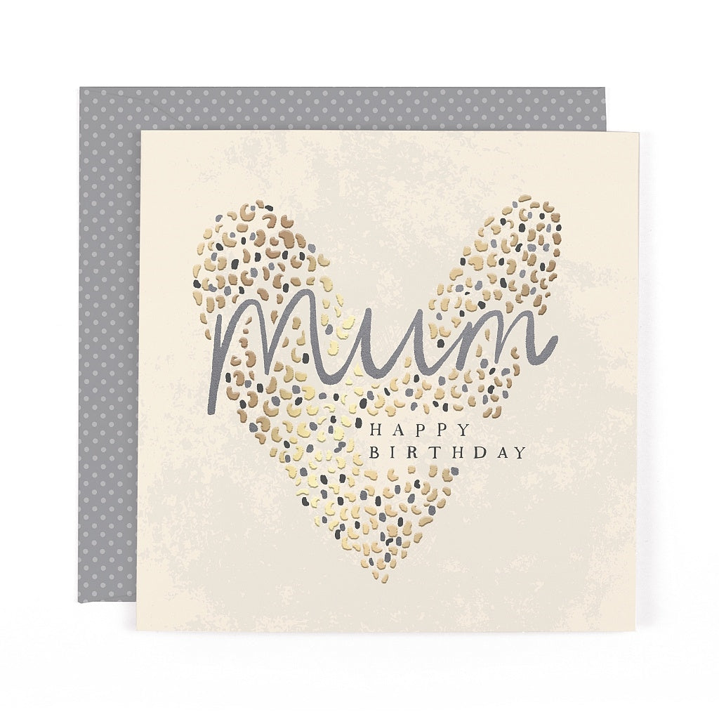 Anise Heart Mum Birthday Card