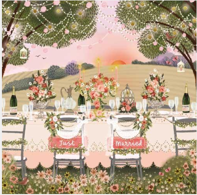 Artisan Days Wedding Table Card