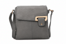 Load image into Gallery viewer, Assymetric Crossbody Bag Dark Grey
