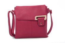Load image into Gallery viewer, Assymetric Crossbody Bag Red
