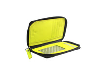 Load image into Gallery viewer, Athena Leather Purse Black &amp; Lime
