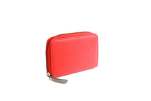 Load image into Gallery viewer, Athena Leather Purse Red &amp; Taupe
