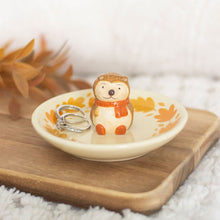 Load image into Gallery viewer, Autumn Hedgehog Trinket Dish
