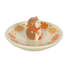 Load image into Gallery viewer, Autumn Hedgehog Trinket Dish

