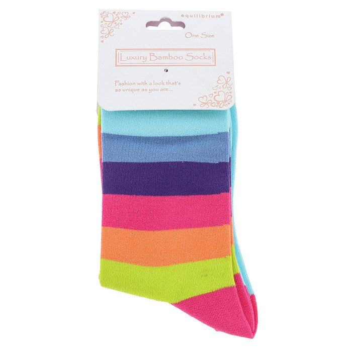 Bamboo Socks Rainbow Brights