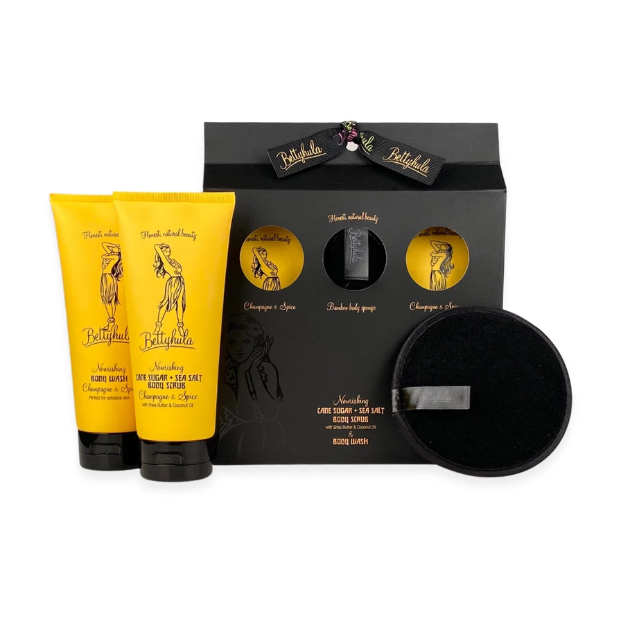 Bettyhula Body & Shower Gift Set Champagne & Spice